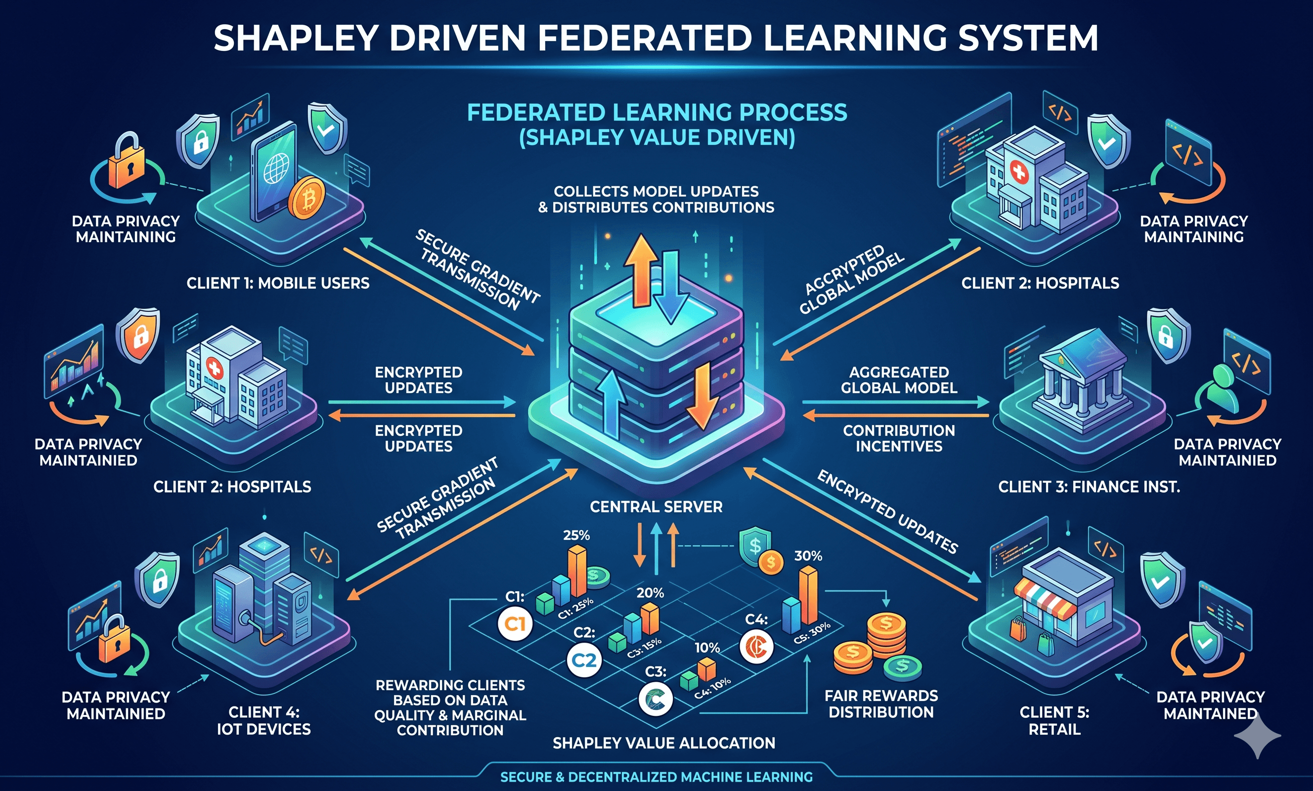 image for Shapley-Driven Federated Learning