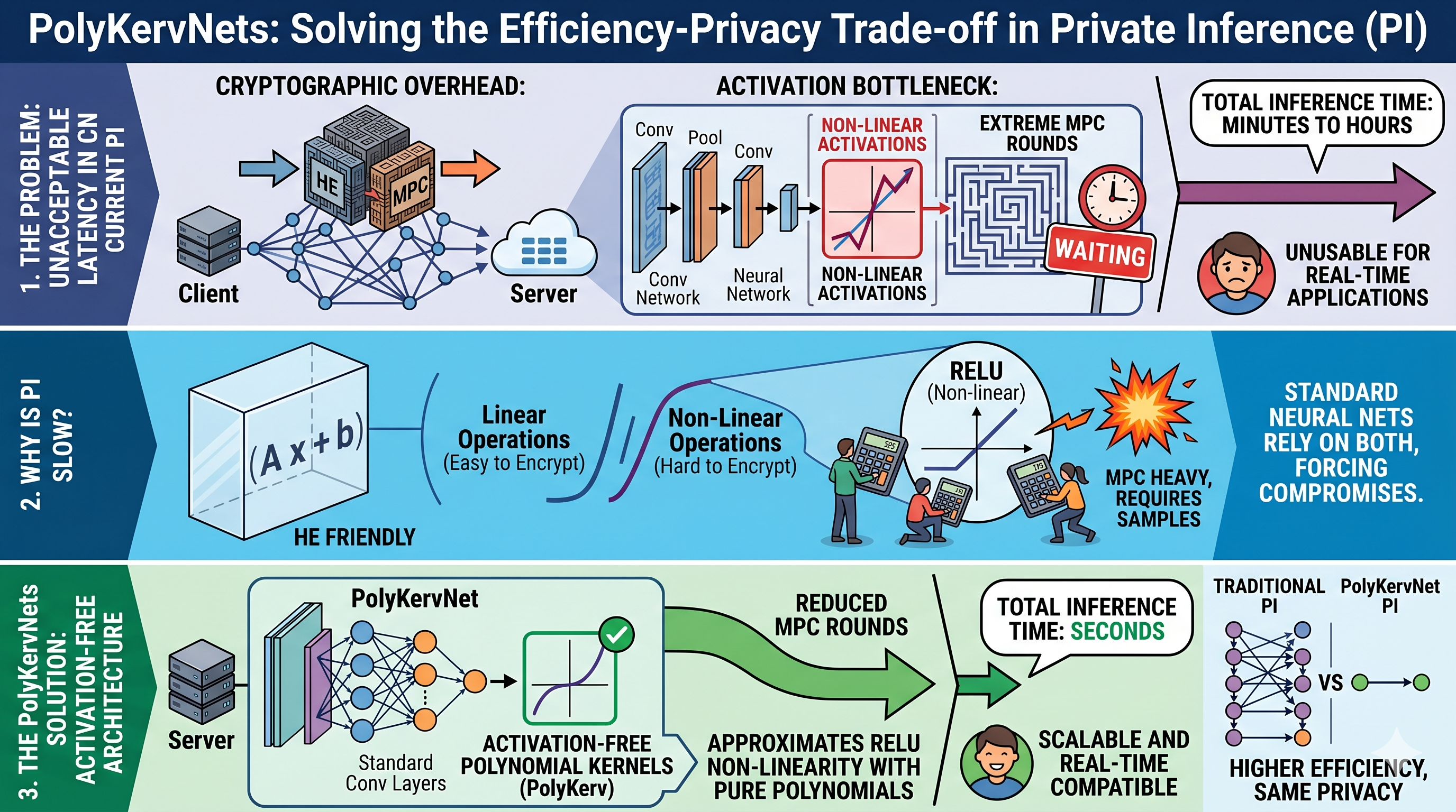 image for PolyKervNets: Activation-free Neural Networks For Efficient Private Inference