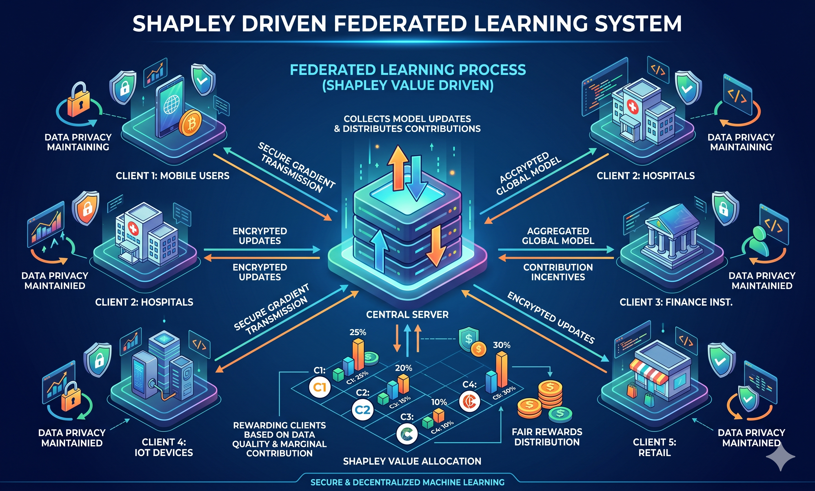 image for Redefining Contributions: Shapley-Driven Federated Learning